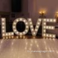 Marquee Brieven foar Weddings